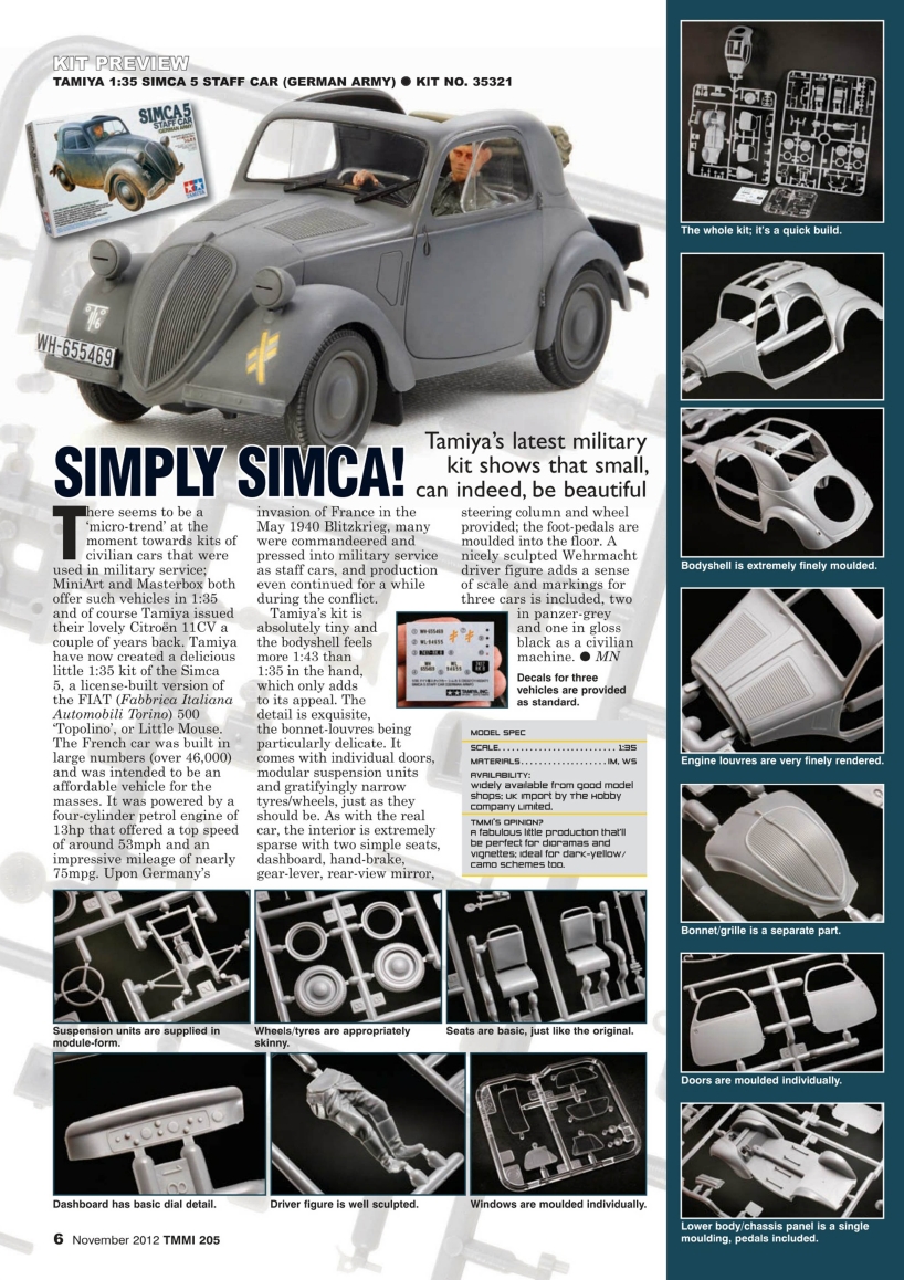 Tamiya Model Magazine 205 (2012-11)